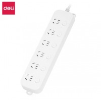 得力33914(03)雅白系列 延长线插座 4组 3米