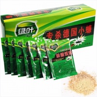 绿叶 蟑螂药蟑螂屋杀虫剂蟑螂饵剂杀蟑螂饵剂灭蟑 50袋10g装