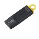 金士顿（Kingston）128GB USB3.2 Gen 1 U盘 DTX 巧便携 黄色
