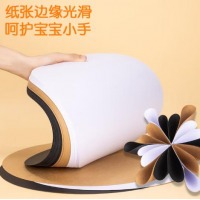 得力 50张36cm圆卡纸