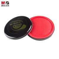 晨光（M&G）105mm金属圆盖财务快干印台印泥 办公用品 红色 单个装AYZ97520