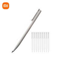 小米（MI） 米家中性笔 0.5mm按压中性笔商务办公学生签字笔头黑色水笔10支装 小米中