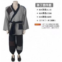 农民演出服装民国清朝店小二服