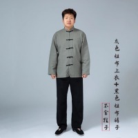 民国演出服农民服装百姓衣服平民古装店小二农村陕北民歌棉麻粗布