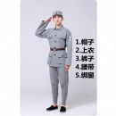 成人红军演出服八路军合唱服红歌诵新四军衣服舞台话剧抗战表演服