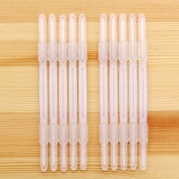 天顺 装订夹条装订夹学生手工DI活页本办公文具2孔两孔装订夹条打孔器打孔机装订 白色塑料装订夹 20套/盒