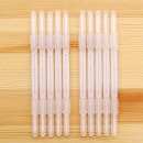 天顺 装订夹条装订夹学生手工DI活页本办公文具2孔两孔装订夹条打孔器打孔机装订 白色塑料装订夹 20套/盒