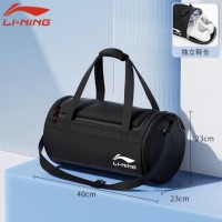 李宁（LI-NING）大容量旅行包 单肩斜挎