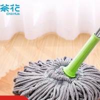 茶花 免手洗旋转自拧水拖把