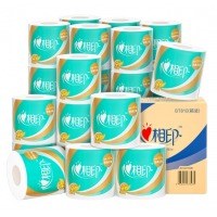 心相印 卷纸 心柔有芯 4层180g*27卷卫生纸整箱