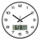 京东京造 知时系列万年历 挂钟表挂墙时钟客厅2025年新款石英钟30cm星耀黑