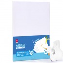 得力（deli）25张A3白卡纸硬纸 