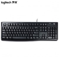 罗技（Logitech）K120 键盘 有线键盘 黑色  U口