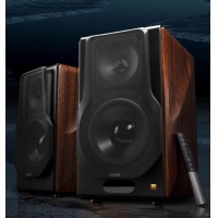 漫步者 S3000MKII无线HiFi有源音箱书架音箱电视音响木质 标配+支架