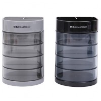 晨光 笔筒收纳盒 黑/灰 ABT98437 单个装 颜色随机