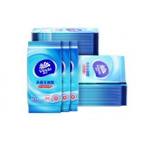 维达 杀菌湿巾 10片*5包 湿巾小包独立便携装杀菌率99.9%无酒精湿纸巾