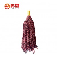 鸣固 木杆拖把棉线大堂老式墩布尘推拖布工厂物业吸水拖把ZJ3438 KW389163