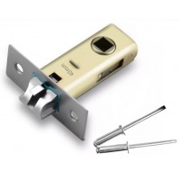 国标卫生间门锁舌40mm