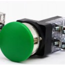 德力西 按钮开关绿 LAY5s-BA 绿1NO(标准型平钮) 单位：个 货期：15天