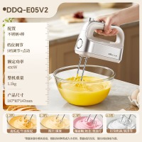 小熊（Bear）打蛋器 家用电动打蛋机 304不锈钢棒 奶油打发器迷你 烘焙手持式搅蛋搅拌