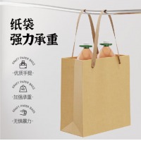 登比牛皮纸包装袋加厚15*7*21 1支