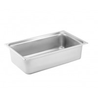 不锈钢份数盆二分之一32.8x26.8x15.5cm