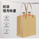 登比牛皮纸包装袋加厚15*7*21 1支