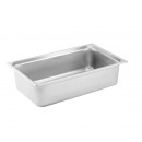 不锈钢份数盆二分之一32.8x26.8x15.5cm