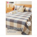洁丽雅7A抗菌全棉床单学生单人被单床罩1.2米床160*230