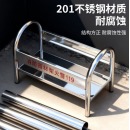 齐鲁安然 不锈钢灭火器架子 消防器材支架底座落地放置架干粉4-5kg通用