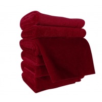 暗红桌布长方形会议桌桌布酒红桌布桌裙 酒红绒布 3米*4米