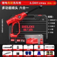德力西（DELIXI）洗车机6.0AH两电一充