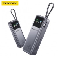 品胜【3C认证上飞机】充电宝带100W线130W总功率20000mAh移动电源60W40W