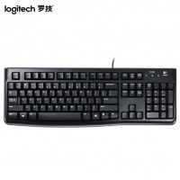 罗技（Logitech）K120 键盘 有线键盘 黑色U口 104键