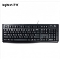 罗技（Logitech）K120键盘 有线键盘 黑色U口 104键