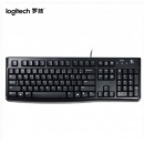 罗技（Logitech）K120键盘 有线键盘 黑色U口 104键