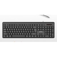 联想（Lenovo）键盘 有线键盘 K4800S 电脑办公键盘 笔记本键盘黑色 USB