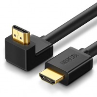 绿联 HD103 HDMI线2.0版 4k数字高清线 3D视频线 90度弯头 大边朝外 1