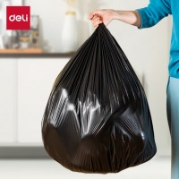 得力得心9576-垃圾袋(黑)(10只/卷,1卷/包)