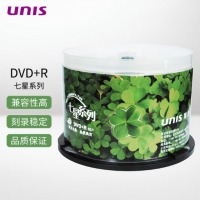 紫光DVD+R空白光盘/刻录盘 16速 4.7G 七星四叶草 桶装50片