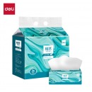得力（deli）桔然系列 抽纸3层120抽 MR3120-04 白色 包