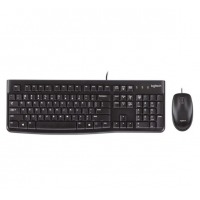 罗技（Logitech）MK120 键鼠套装 USB即插即用 全尺寸 黑色