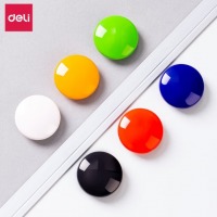 得力（deli） 彩色白板磁钉 7822 40mm 6只/卡